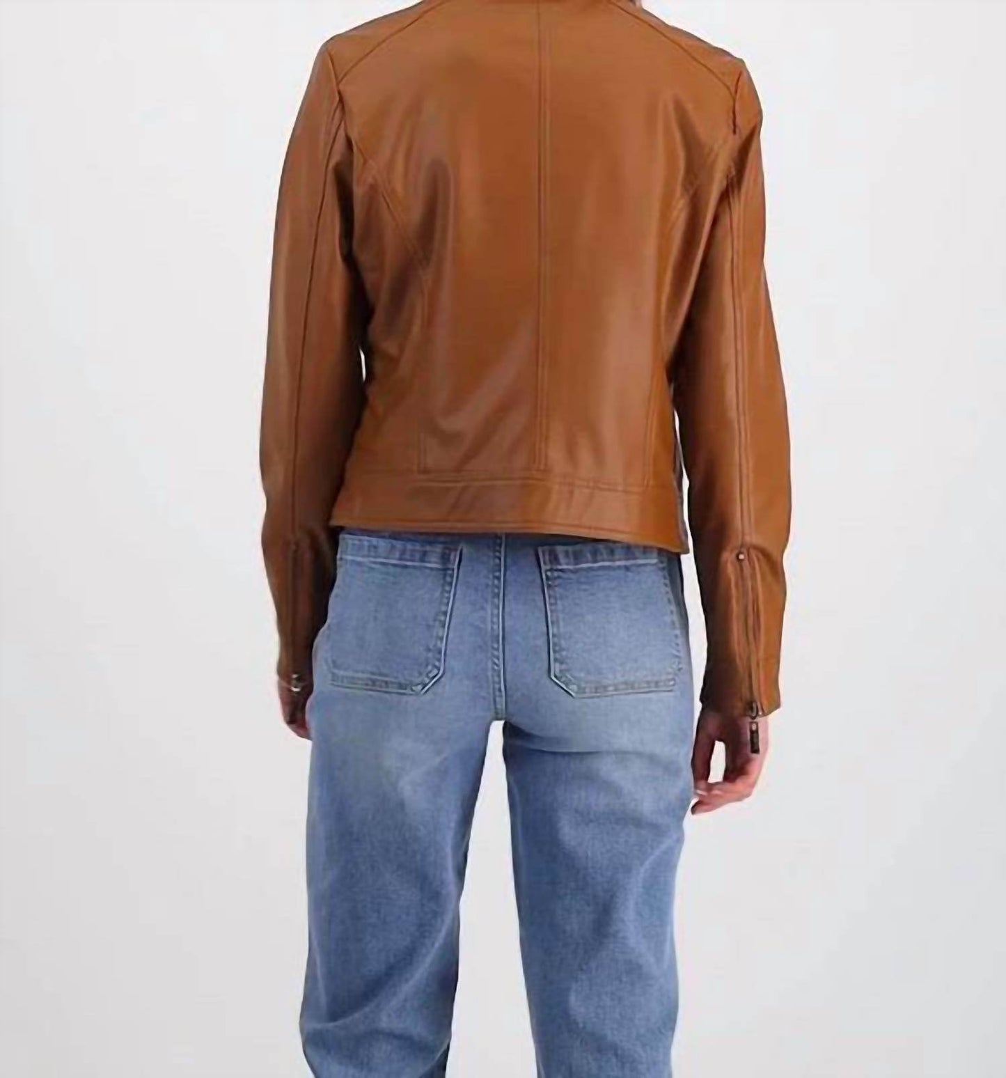 Joujou - Juniors Faux-fur-lined Moto Jacket - Rack Hunt -