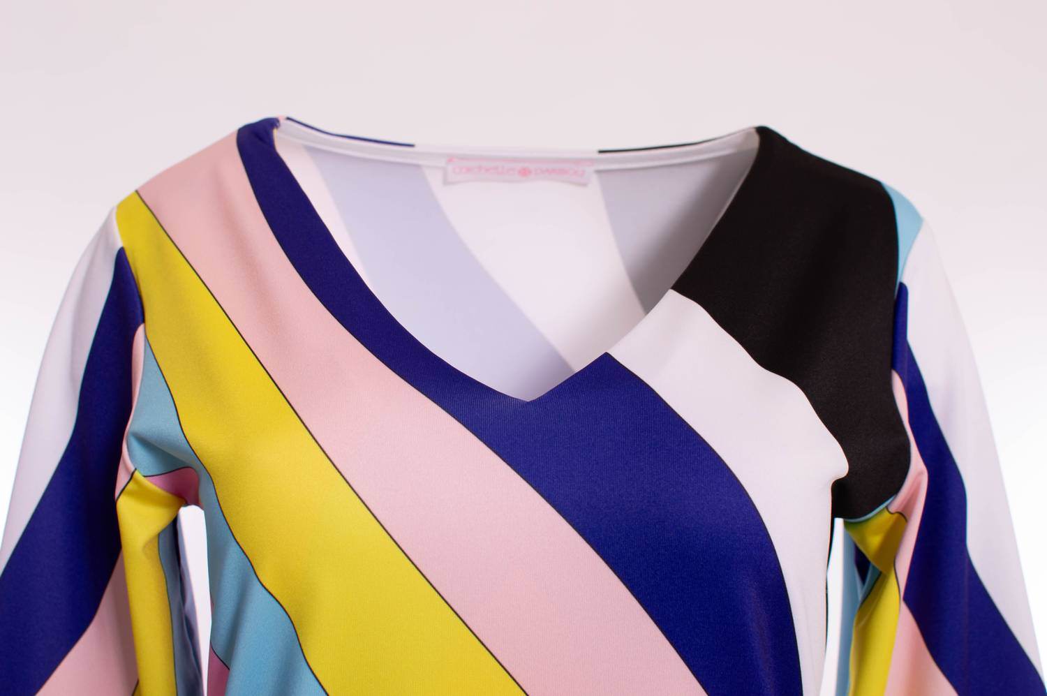 Michelle Parisou - Women's Raya V-neck Mini Dress - Rack Hunt -