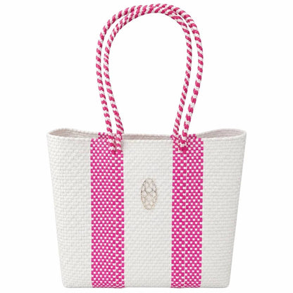 Medium Striped Tote Bag