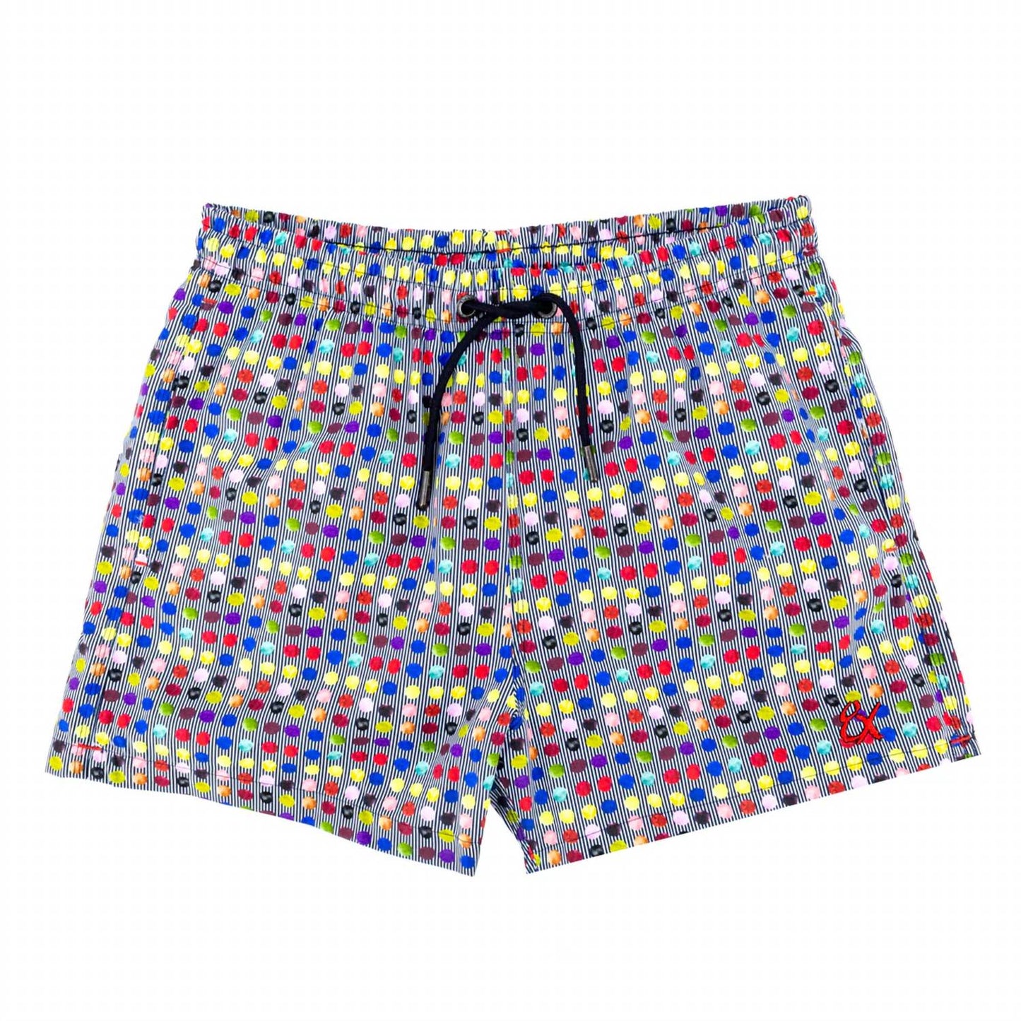 Men's Dot And Cross Swim Trunks