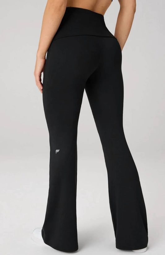 Cloud Jersey Foldover Flare Pants
