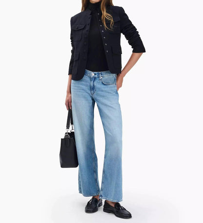 Saige Ankle Relaxed Straight Jeans