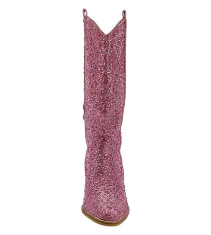 Women's Alice Rhinestone Mid Calf Boots