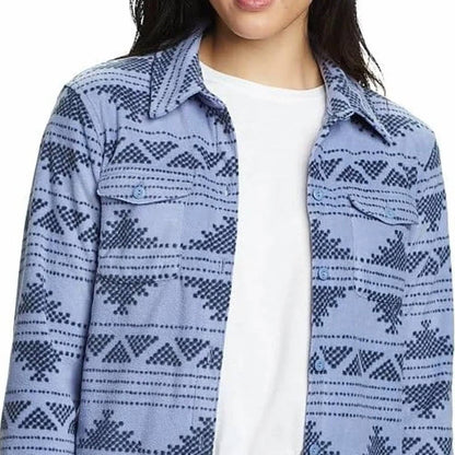 Fast Fleece Button Up Long Sleeve Shirt Jacket