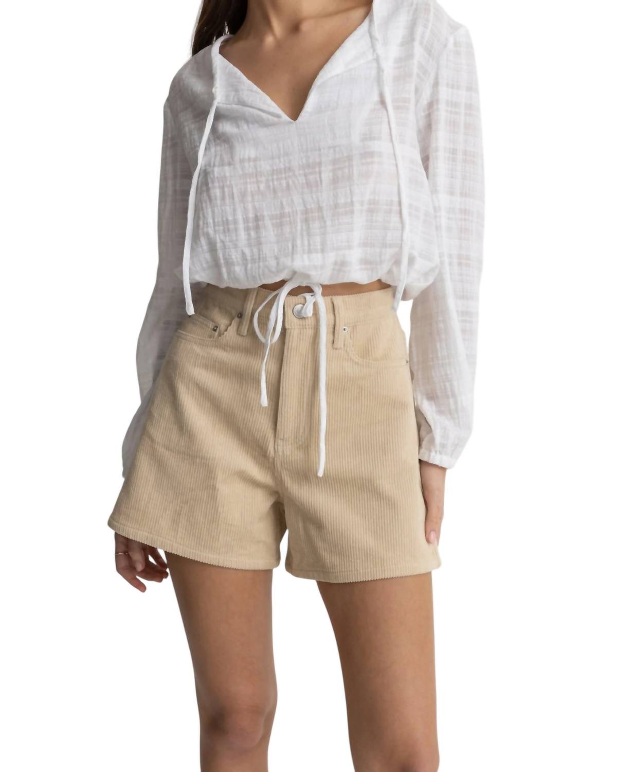 Corduroy Staple Short