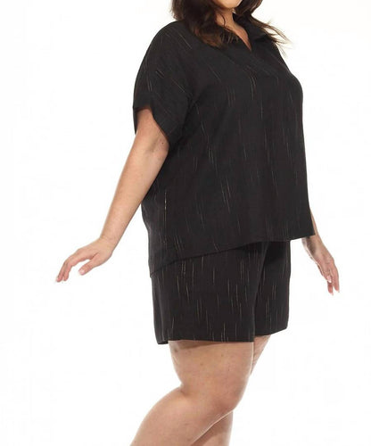 Midnight Stripe Airflow Top