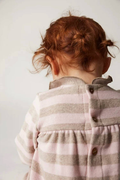 Girl's Wide Stripes Baby Dress