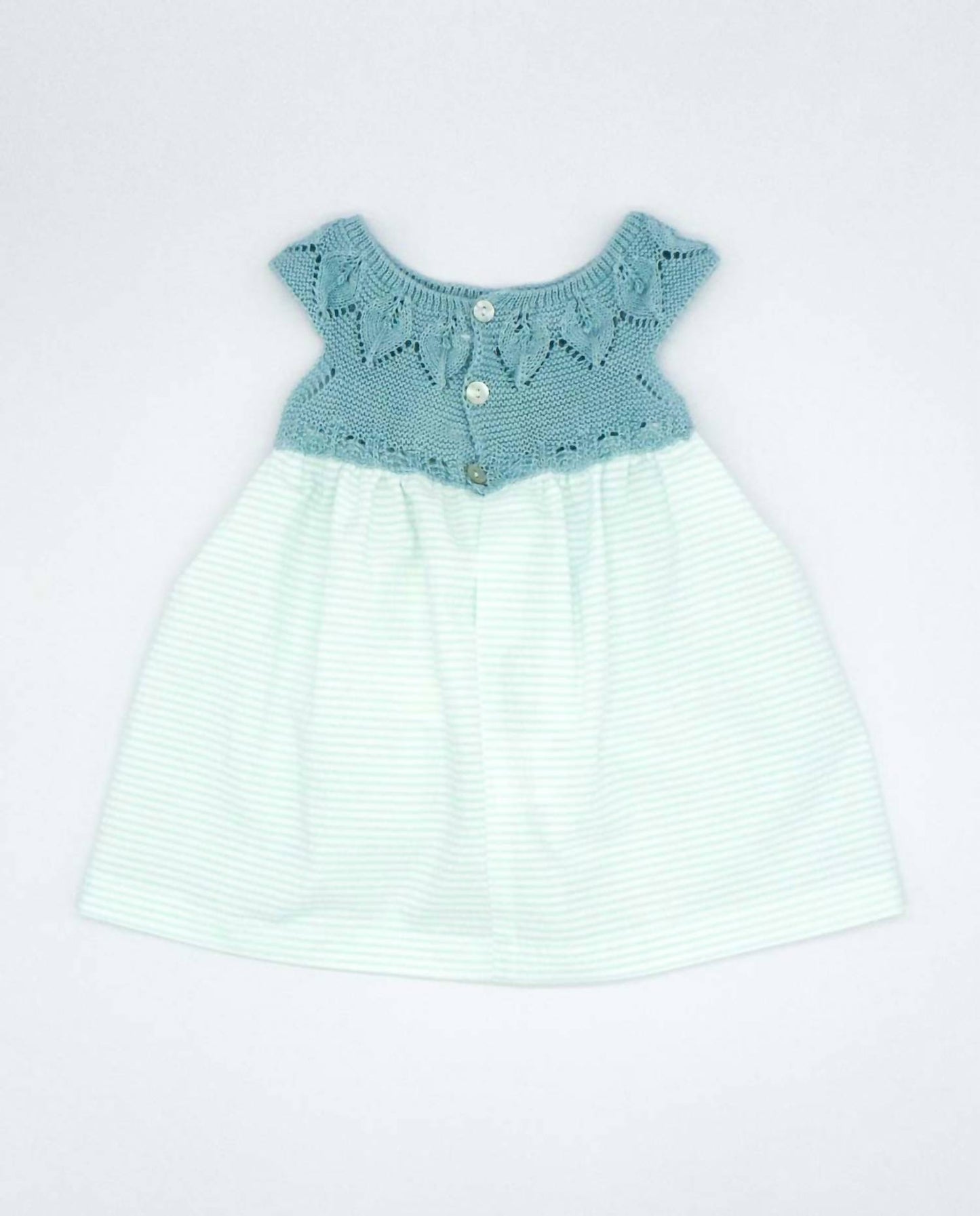 Kid's Striped Knitted Dress