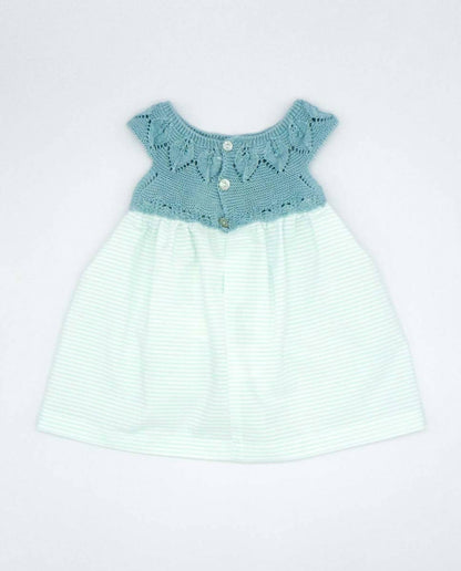 Kid's Striped Knitted Dress