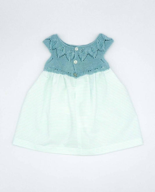 Kid's Striped Knitted Dress