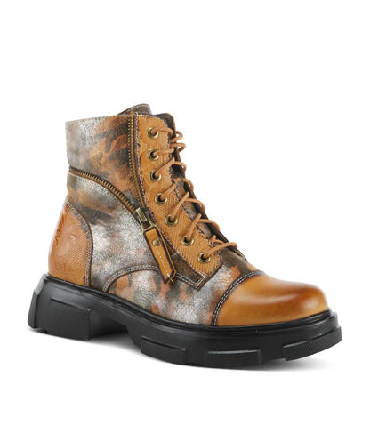 Women's Carnelian Chunky Lugged Boots