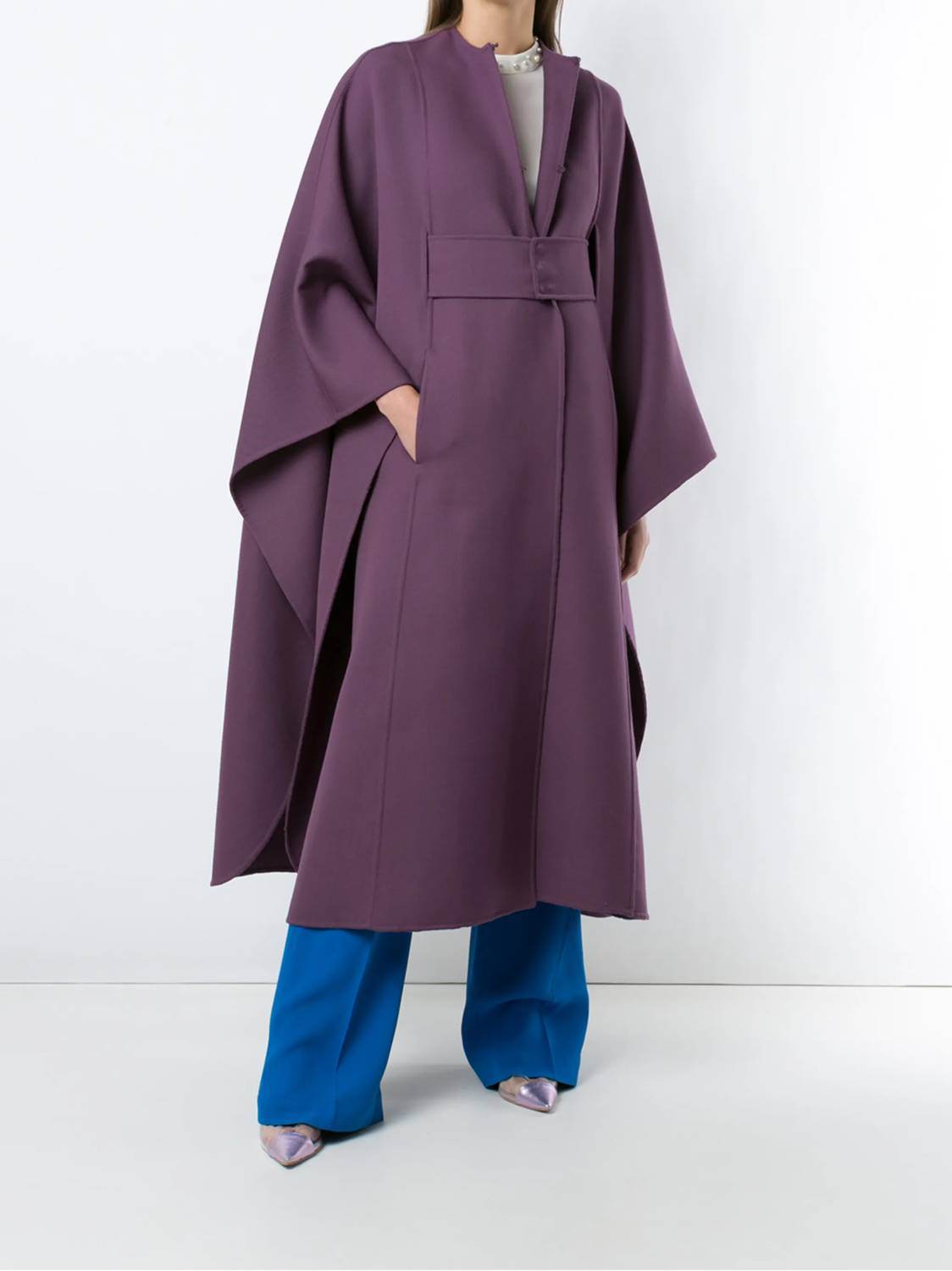 Valentino - Draped Mid-length Cape - Rack Hunt