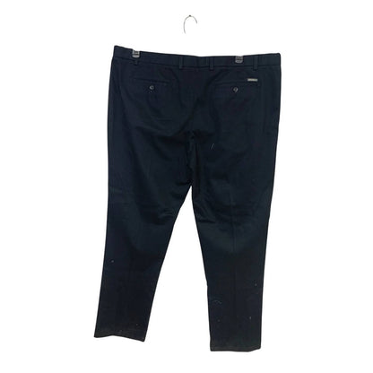 Flat Front Wrinkle Free Relaxed Fit Pants