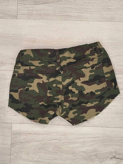 Girls Distressed Shorts