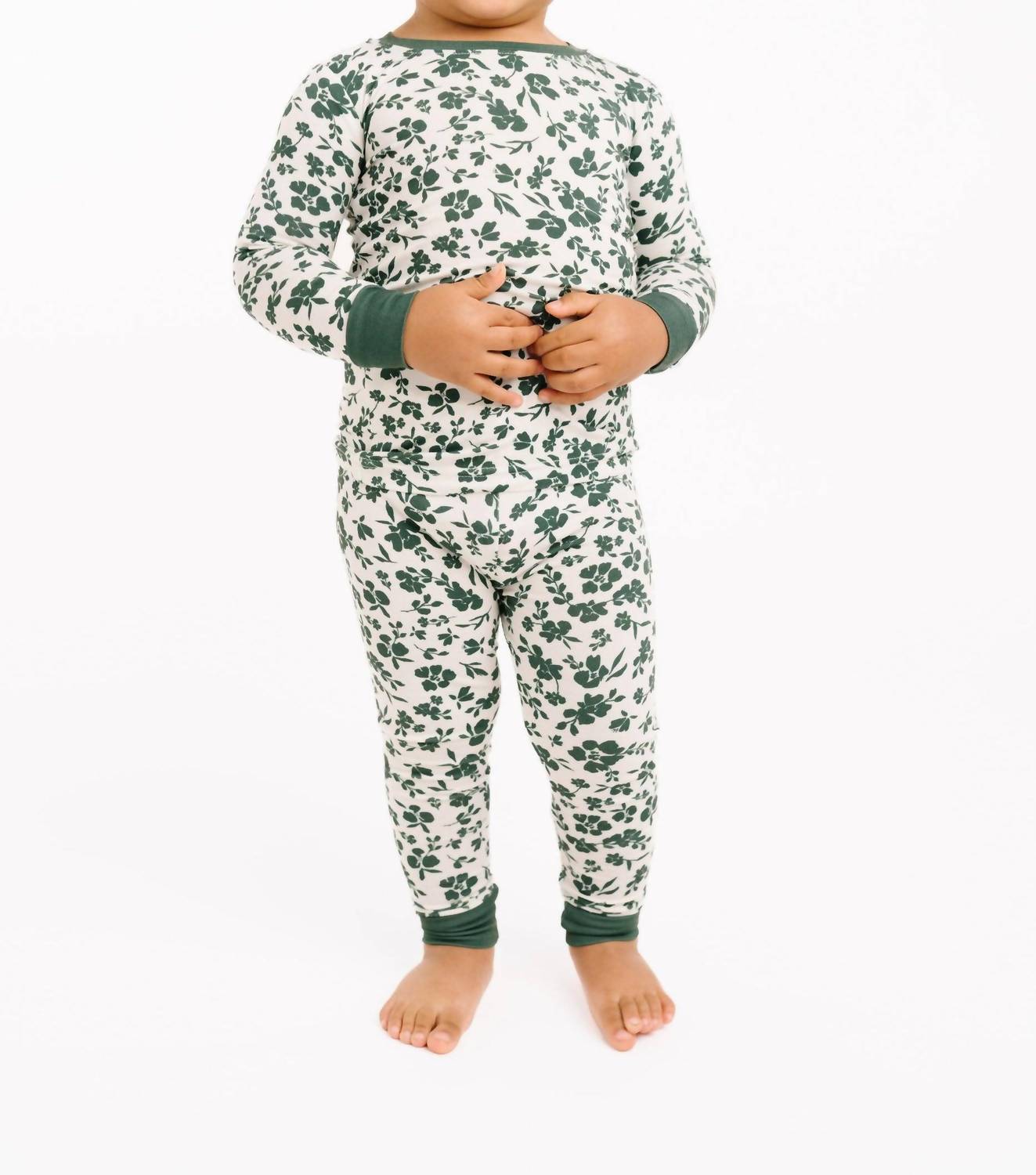 Kid's Earthy Floral Bamboo Set
