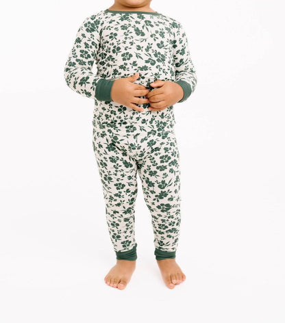 Kid's Earthy Floral Bamboo Set