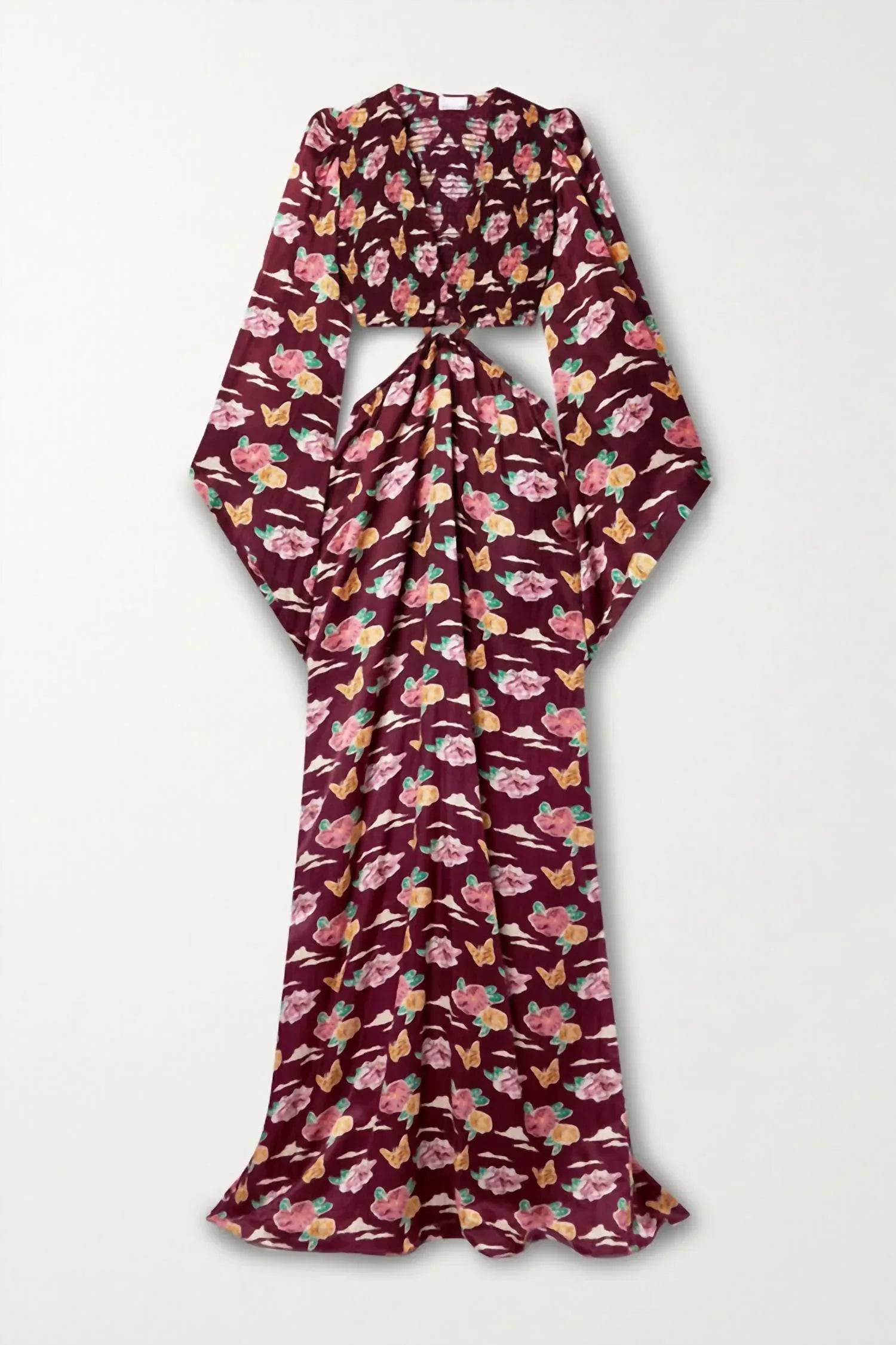 Miguelina - Amora Cut-out Floral Maxi Dress - Rack Hunt