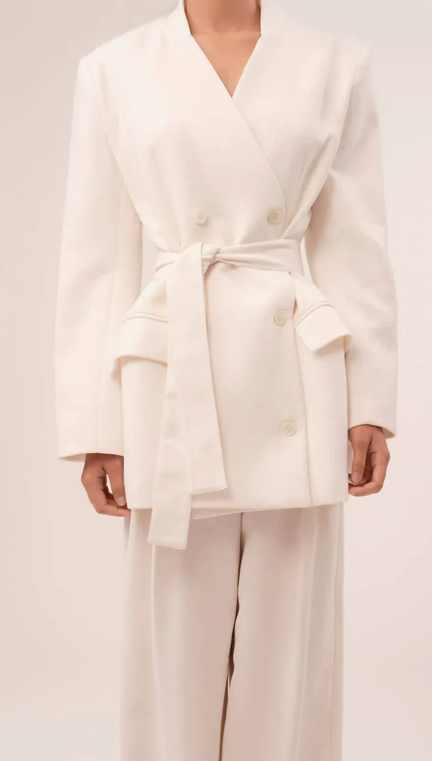 parentezi - Aya Belted Blazer - Rack Hunt