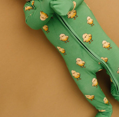 Kid's Spring Chicks Bamboo Sleeper