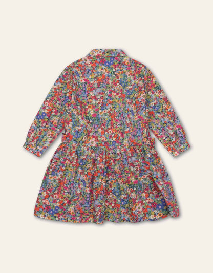 Girl's Danniek Long Sleeve Floral Dress
