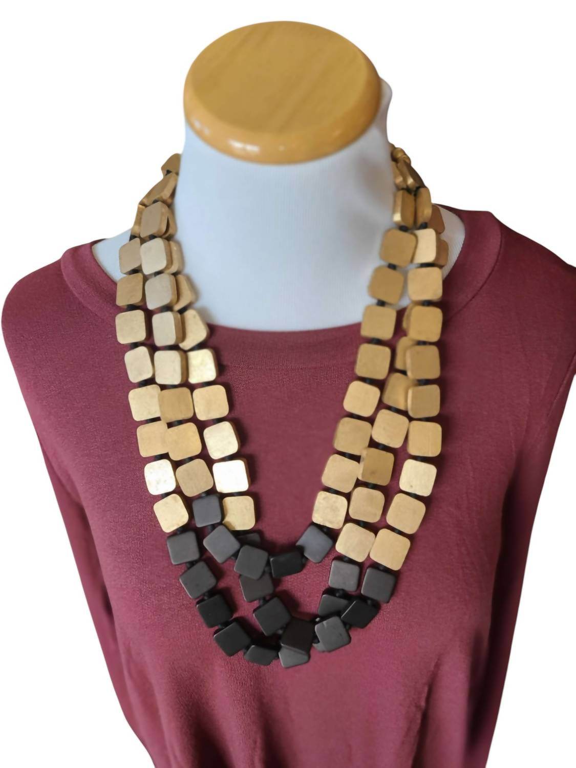 Omala Collection - Upcycled Cattle Horn Necklace - Rack Hunt -