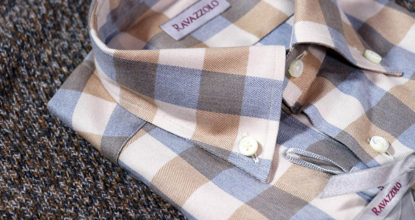 Ravazzolo - Men's Apres Ski Luxury Flannel Sport Shirt - Rack Hunt