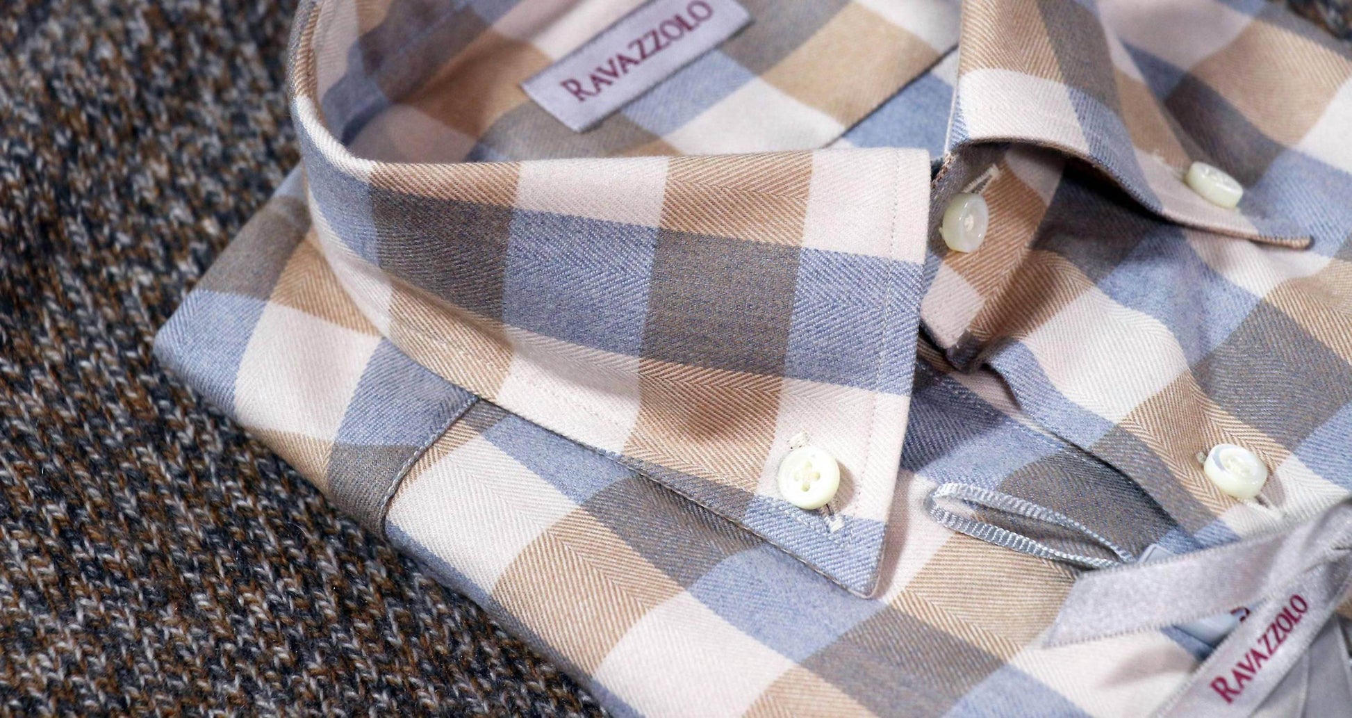 Ravazzolo - Men's Apres Ski Luxury Flannel Sport Shirt - Rack Hunt