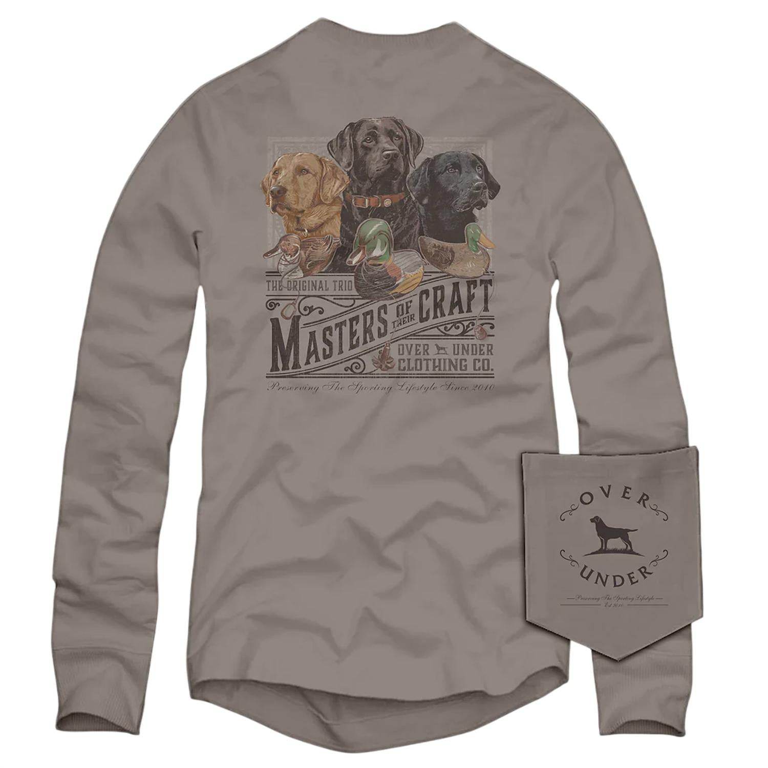 Over Under - Unisex - Masters Of Their Craft Long Sleeve T-shirt - Rack Hunt