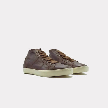 Pantofola d'Oro - Men's Bello Mid Nappa Bianca Sneaker - Rack Hunt