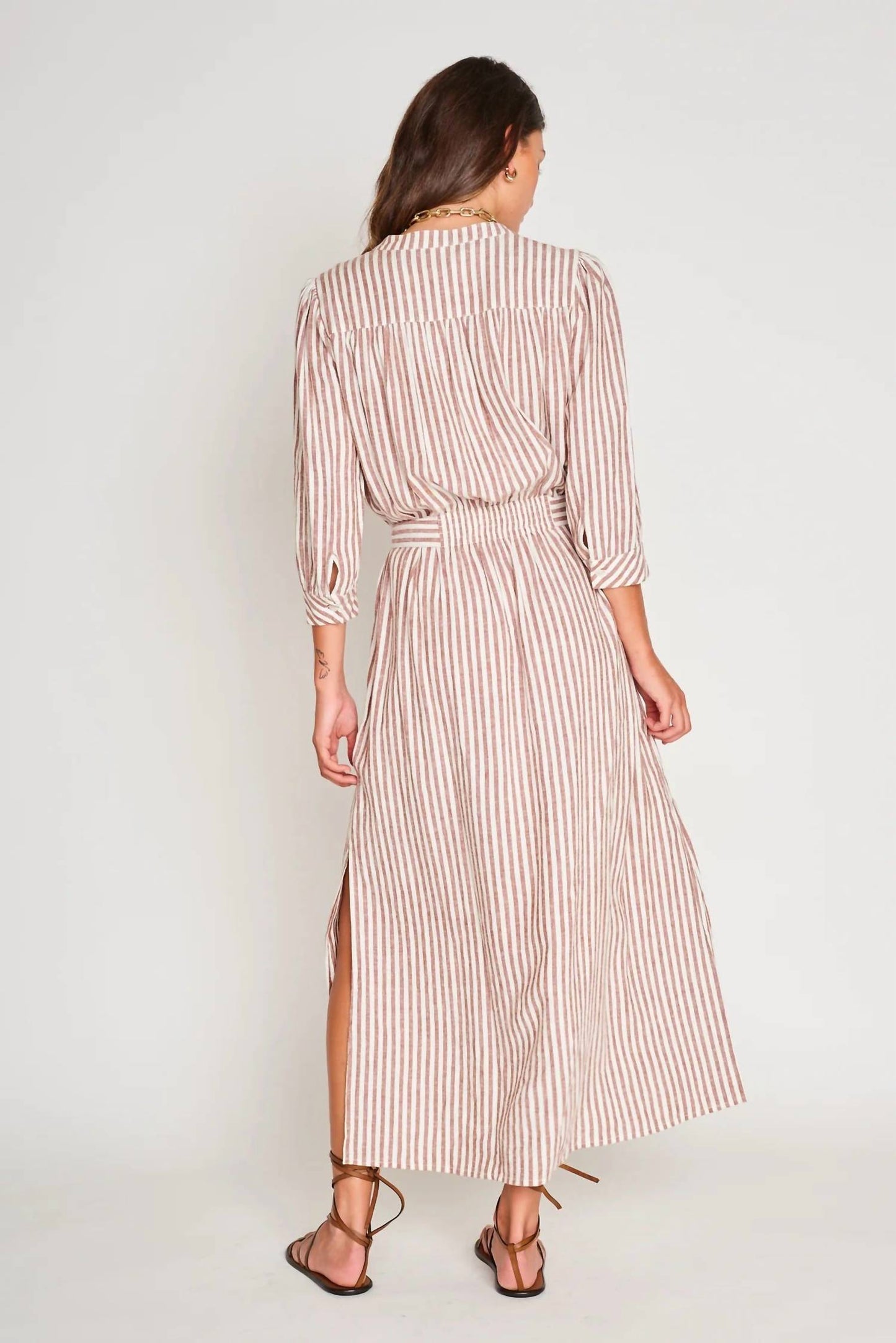 Cassie 3/4 Sleeves Shirt Dress