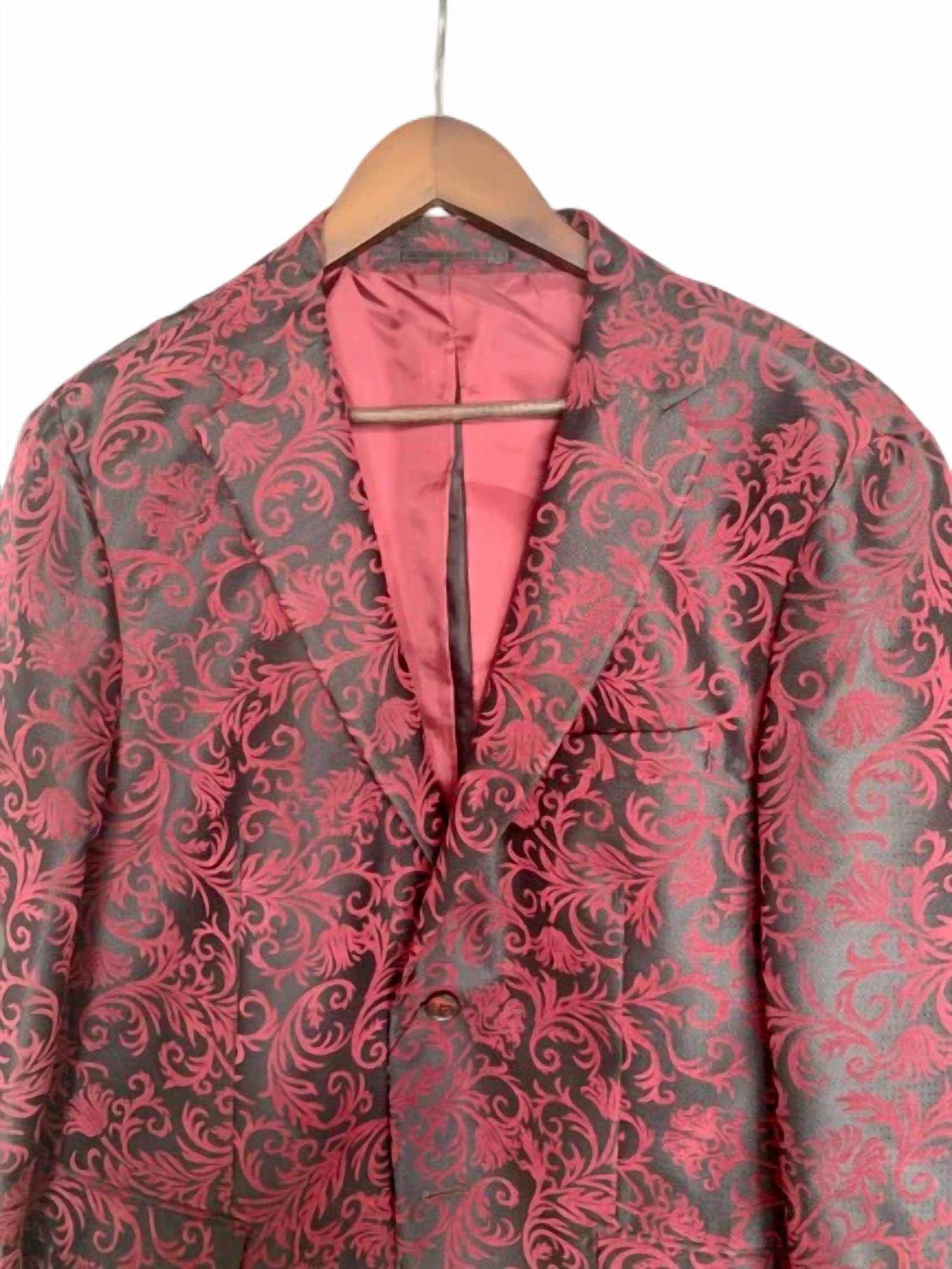 Carlos Amorin - Men Jacquard Floral Blazer - Rack Hunt -