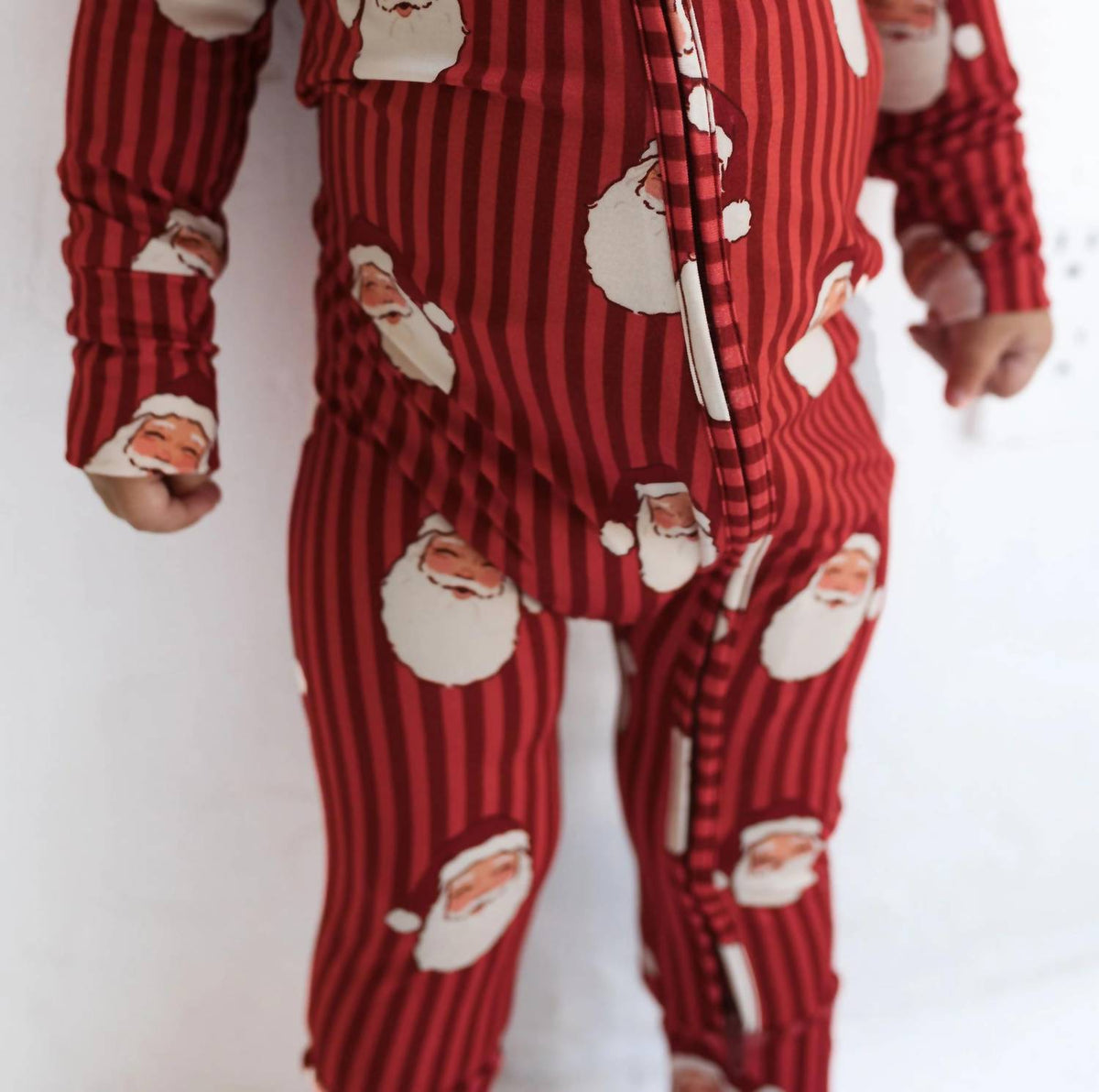 Santa Zipper Romper