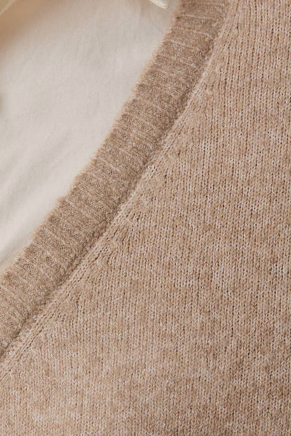 Layered Pull Over Sweater Top