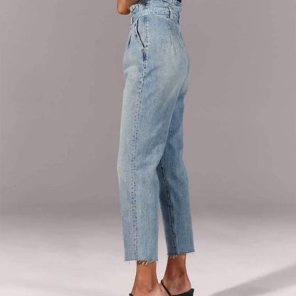 Ultra High Rise Paperbag Waist Jeans