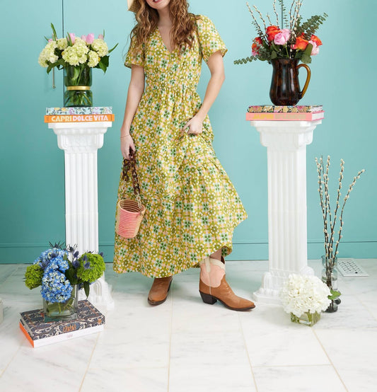 BROOKS AVENUE - Poppy Deep V Maxi Dress - Rack Hunt