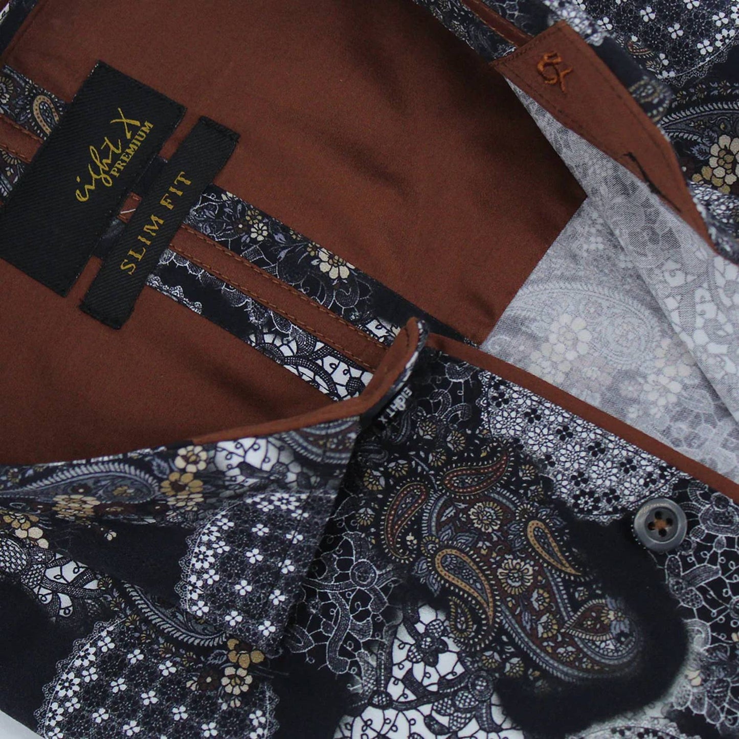 Moroccan Tapestry Paisley Button Down Shirt