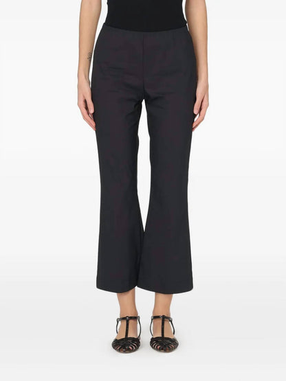 Solid Bootcut Knit Trouser