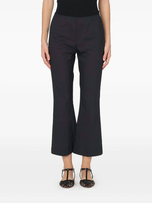 Solid Bootcut Knit Trouser