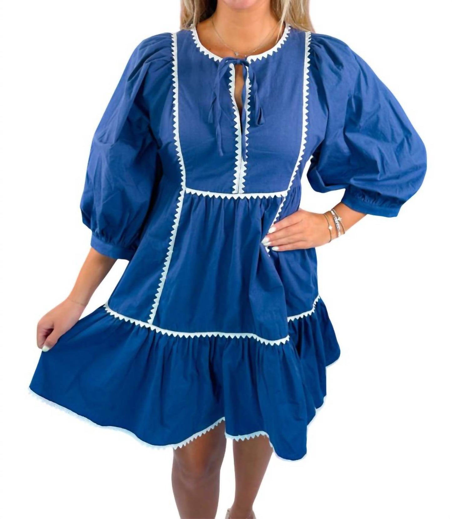 Ultramarine - Long Sleeve Poplin Dress - Rack Hunt -