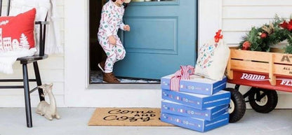 Boy's Candy Cane Pima Christmas Pajama