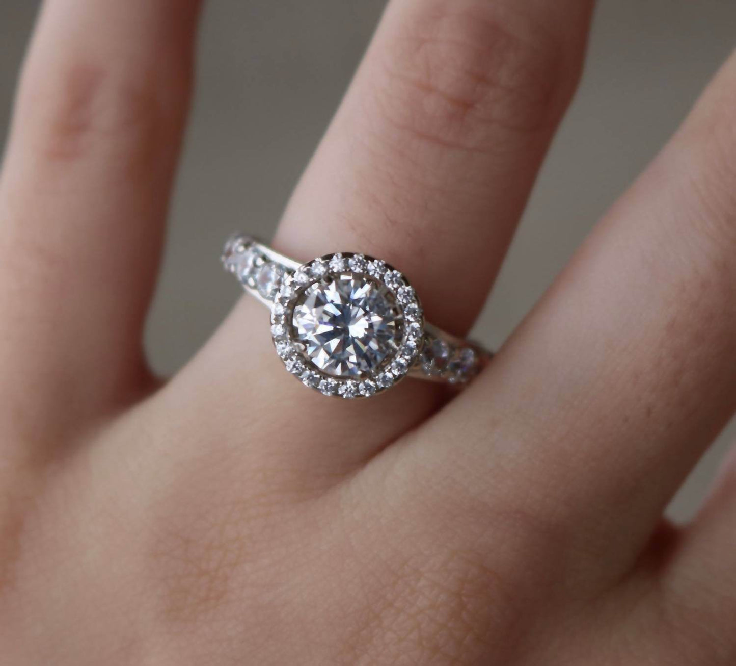 Allyanna Gifts - Women's 1.2ct Moissanite Engagement Ring - Rack Hunt