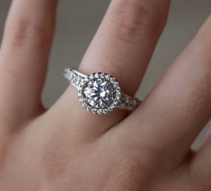 Allyanna Gifts - Women's 1.2ct Moissanite Engagement Ring - Rack Hunt