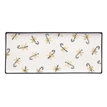 Santa Barbara Design Studio - Candy Canes Ceramic Platter - Rack Hunt