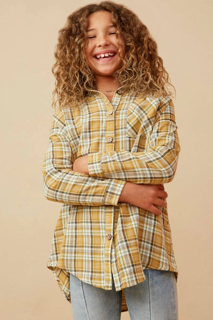 Plaid Button Up Shirt