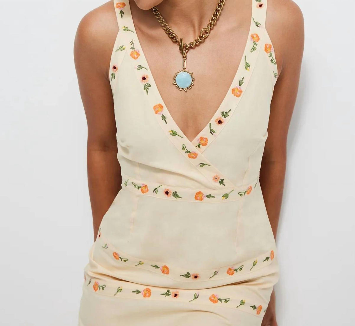 Alanca Illes Des Ziles Midi Dress