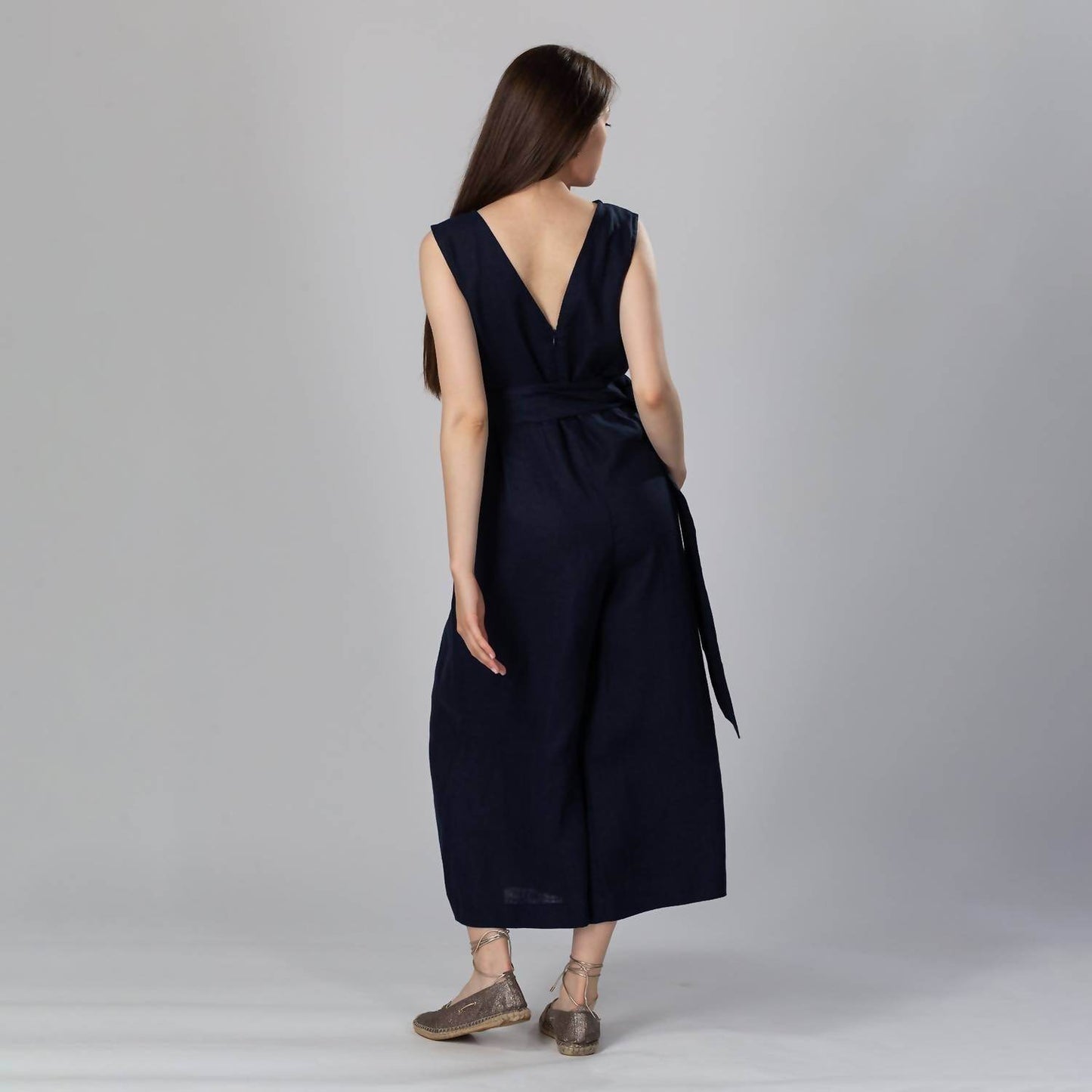 Knotium - Free Oversized Linen Jumpsuit - Rack Hunt -