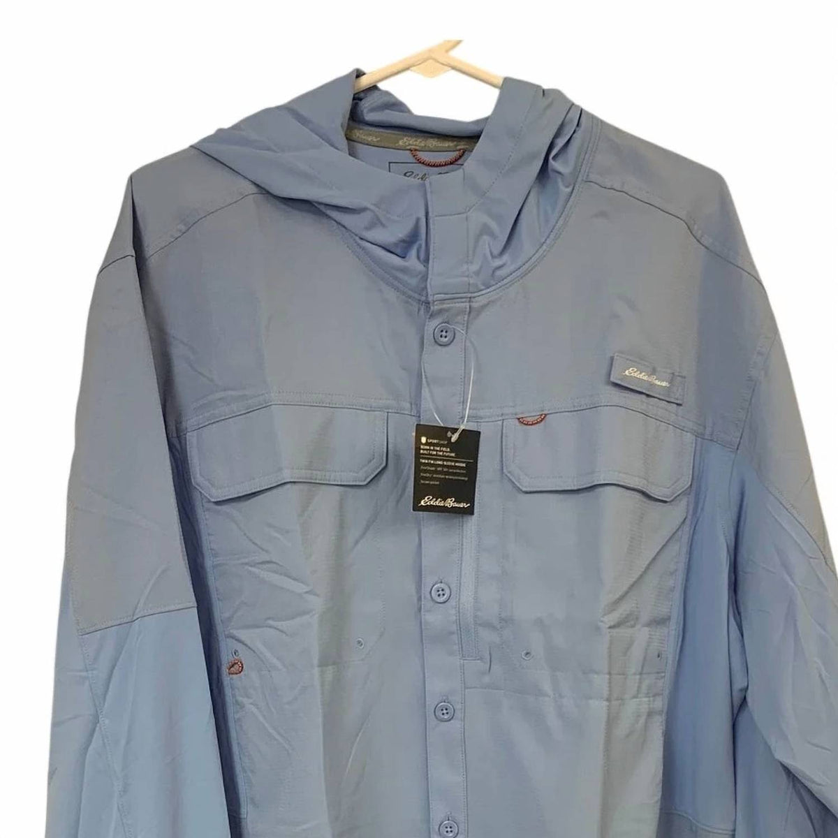 Men's Classic Fit Twin Fin Hoodie Shirt