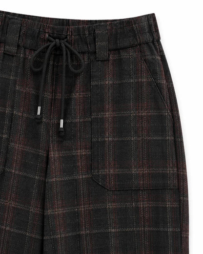 Ponte Knit Wide Leg Pants