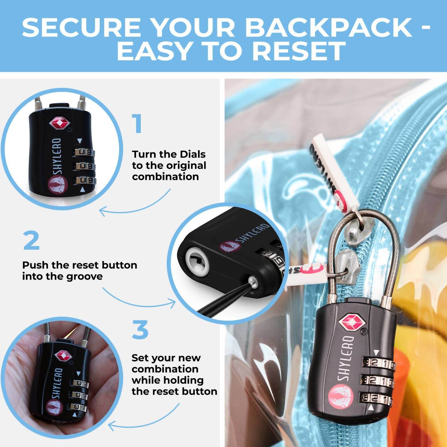 SHYLERO - Women's Clear Backpack - Rack Hunt -