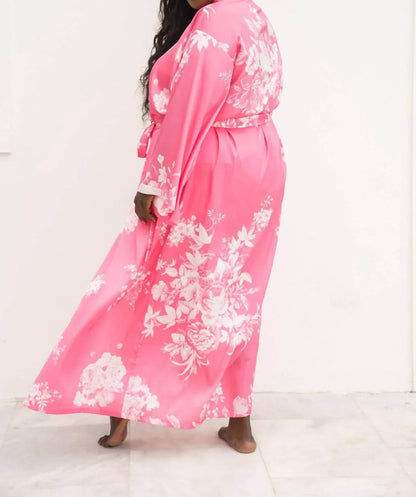 ISAYES - Floral Maxi Robe - Plus - Rack Hunt